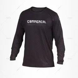 Commencal Motocross Jersey, Bicycle, BMX, Mountain Downhill Bike, Long Sleeve, Enduro Racing Shirts, Cycling Jerseys, DH, MTB, O