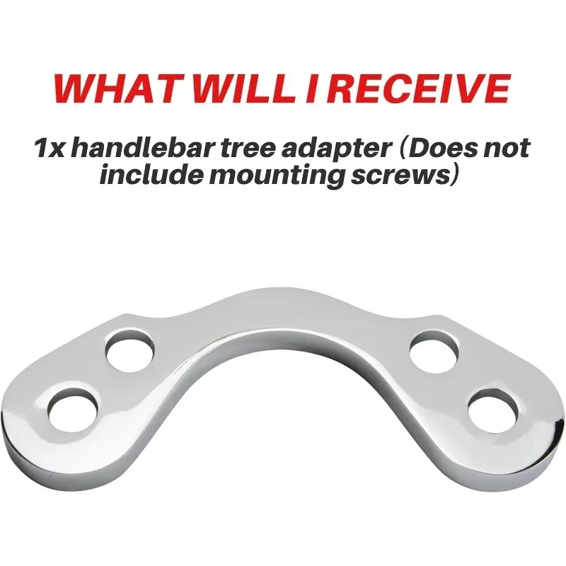 Motorcycle Springer Front End Riser Handlebar Tree Adapter Converter 3.5 Inches Wide Riser for Harley Davidson Bobber Chopper