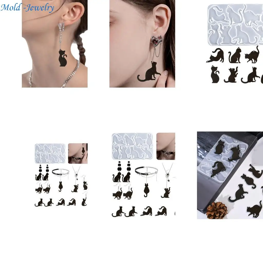 

69HB прочная 8 -реохонная силиконовая кошка подвеска для подвесной плесени идеально подходит для создания гладкого и стильного