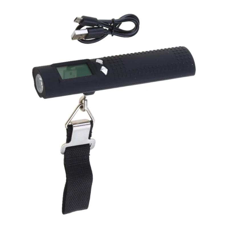 Upgraded Luggage Scale 110 lbs- High- Travel Digital Hanging Scales- 50kg with Hook Flashlight