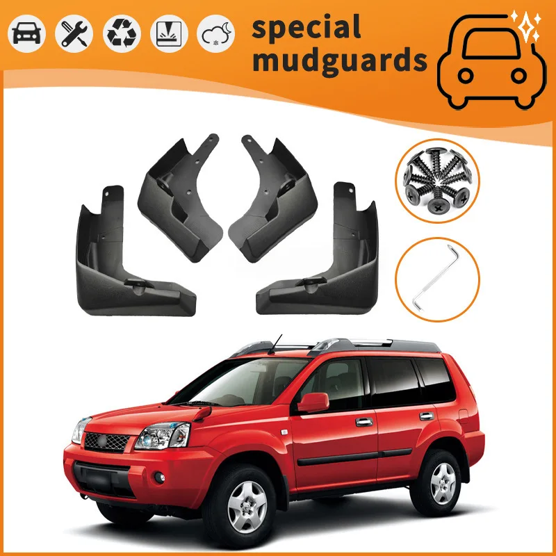 

For 98-24 models of Nissan X-Trail Mudguards Fender Mudflaps Front Rear Flares Splash Guards Cover Car Accessorie