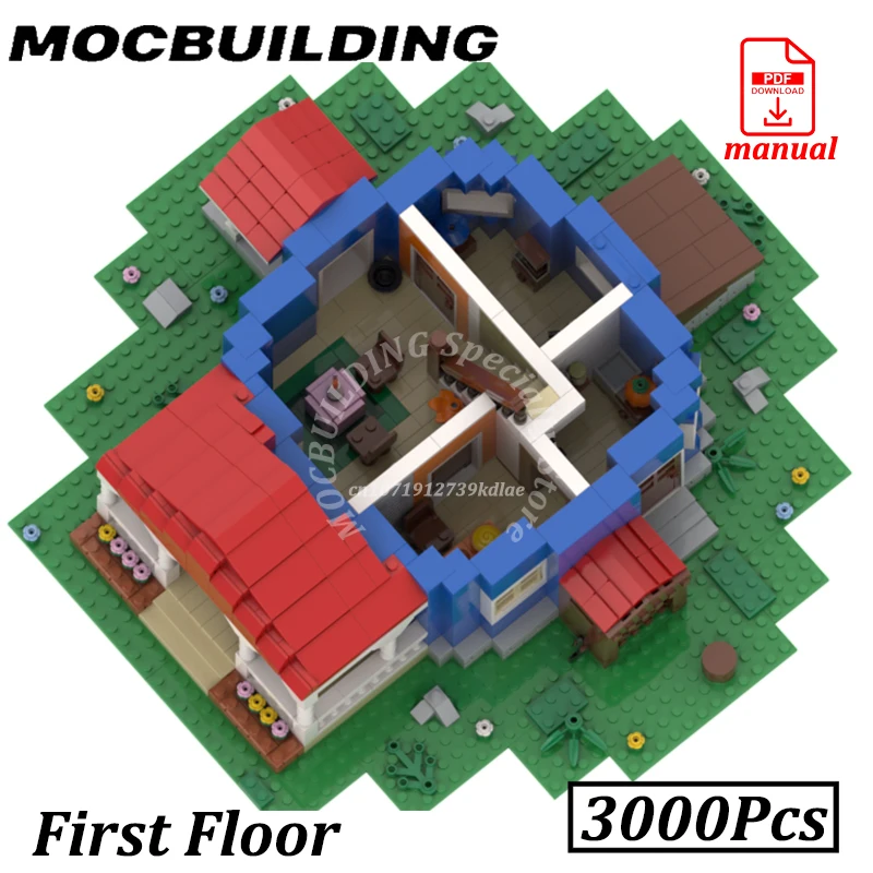 핀란드 집 오두막 MOC 빌딩 블록 벽돌 장난감 크리 에이 티브 동화 건설 선물 생일 선물