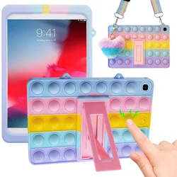 Soft Bubble Case for OPPO Realme Pad 10.4inch 2021 Realme Pad 2 11.5inch 2023 Coque Kids Tablet Stand Silicone Case Cover Funda
