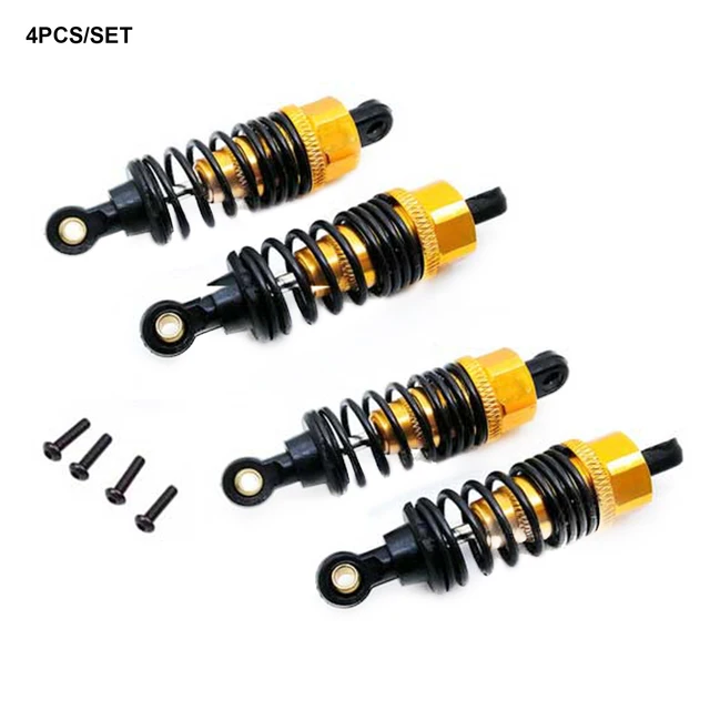 4pcs Aluminium Alloy Chassis DIY Shock Absorber Upgrade Parts Accessories Durable Direct Fit For Tamiya TT02 1/10 RC Car