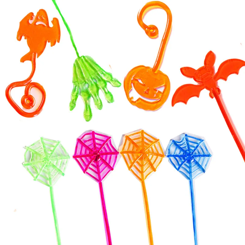 Creative Halloween Toy Elastically Stretchable Sticky Kids Birthday Party Favor Halloween Party Decor Kindergarten Gifts Pinata