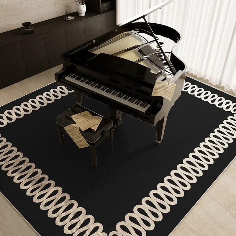 Large Area Soundproofing Floor Mat, Piano Carpet, Shock Absorption, Home Decoration, Luxury Rug, Music Room, Drum Kit Carpets, B