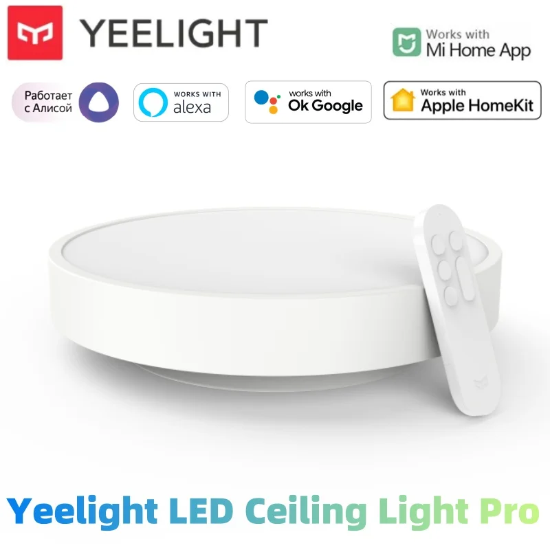 Yeelight LED Ceiling Light Pro 320 Wifi Bluetooth Smart Lamp Remote Control 2700K-6500K Ra95 Dimmable work with Homekit