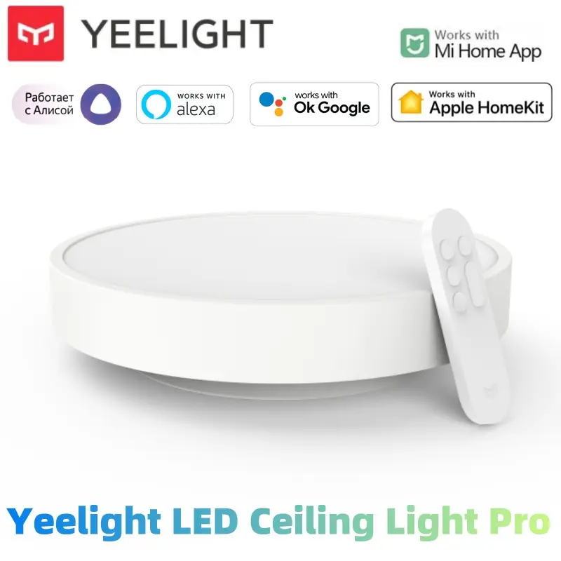 Yeelight LED Ceiling Light Pro 320 Wifi Bluetooth Smart Lamp Remote Control 2700K-6500K Ra95 Dimmable Work with Homekit