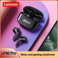 Original Lenovo Thinkplus LivePods LP40pro TWS Semi-in-ear Ergonomic 5.1 Bluetooth Earphone Wireless Stereo Music Calls Headset