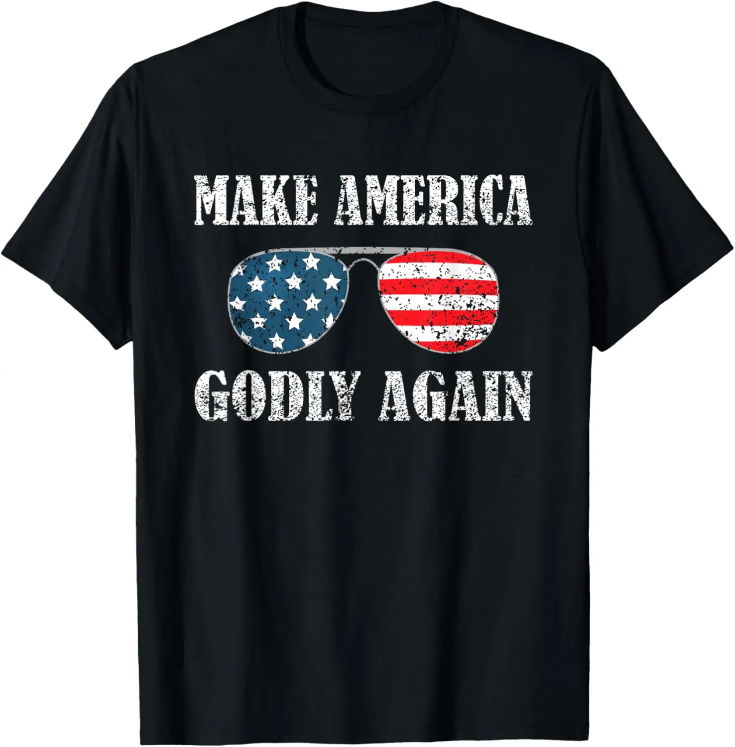 Vintage Make America Godly Again T-Shirt