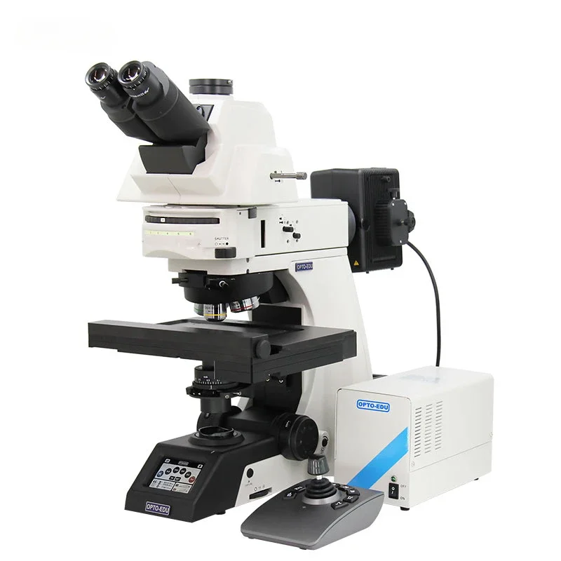 OPTO-EDU A13.1095-TR Full Auto Transmit Reflect Semi-APO Metallurgical Microscope