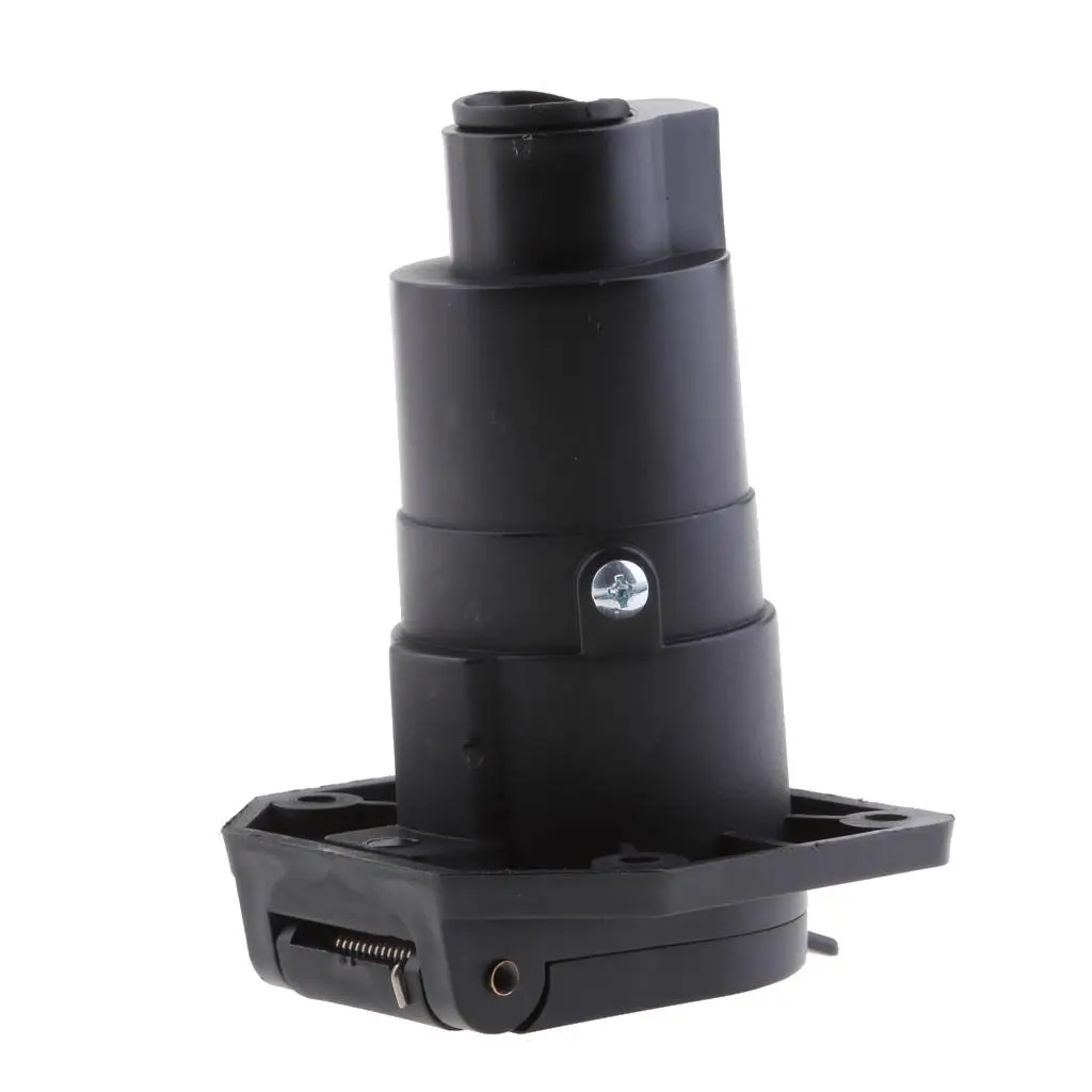 Trailer Socket Connector 7 Pin Waterproof Durable Female RV Plug Adapter for Utility Vehicle Trailer Wiring