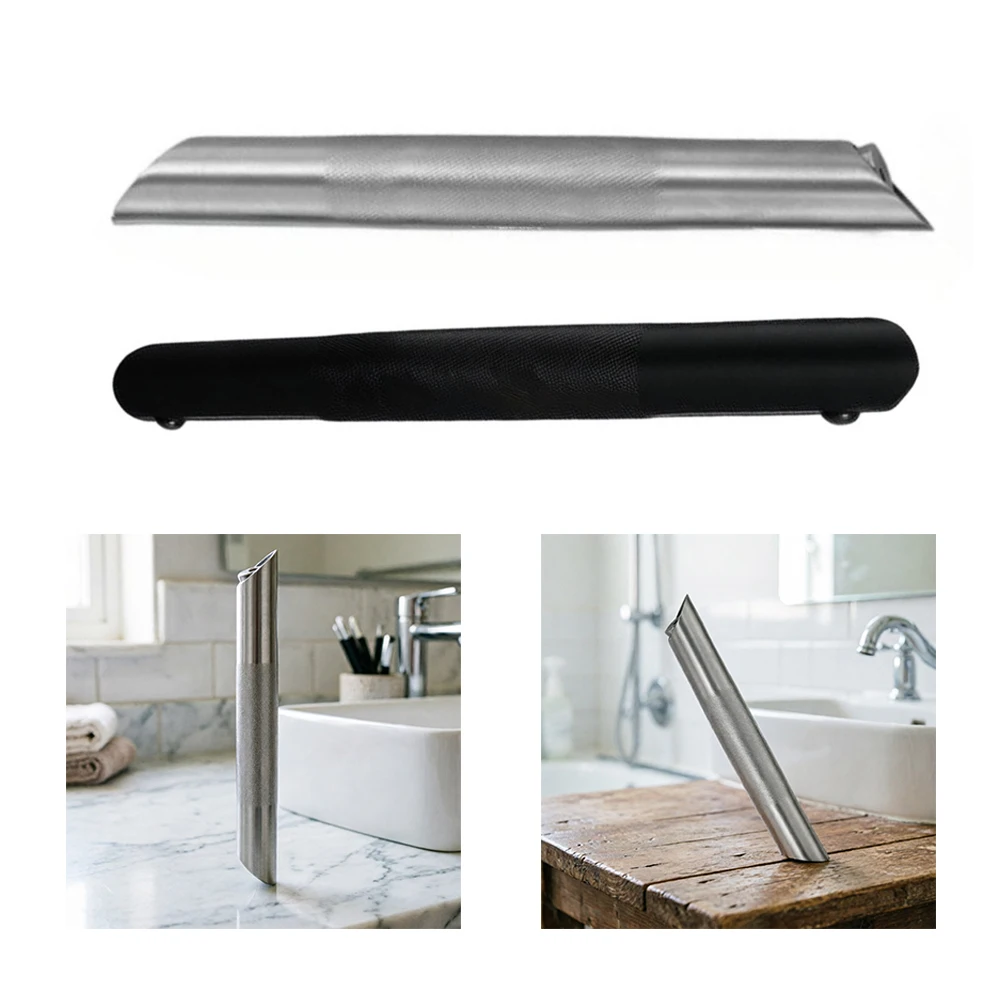 Non Slip Shower Foot Step Matte Black Stainless Steel Construction Anti Rust Wall Mount Foot Rest Easy Install For Bathroom Home
