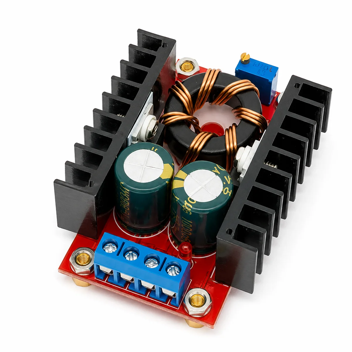 150W DC-DC Boost Converter Step Up Power Supply Module 10-32V To 12-35V 10A Laptop Voltage Charge Board