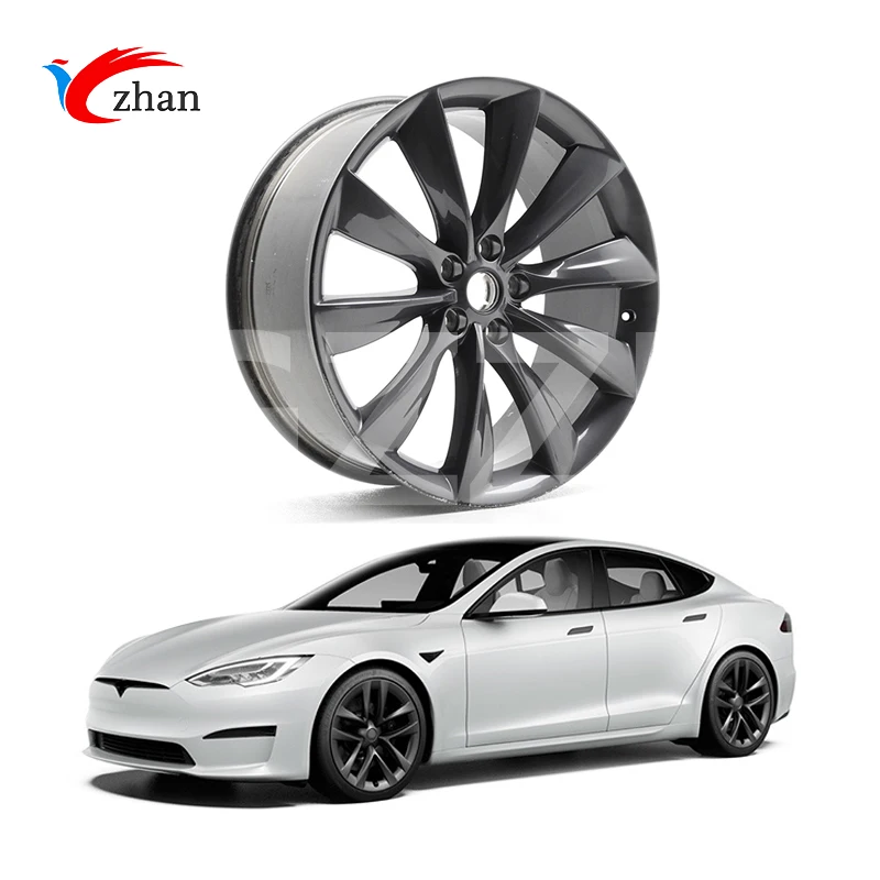 

Переднее колесо для турбины 21 дюйм, обод из сплава R21x8.5 "ET40 Black OEM 6005868-01-E для 12-16 TESLA Model S