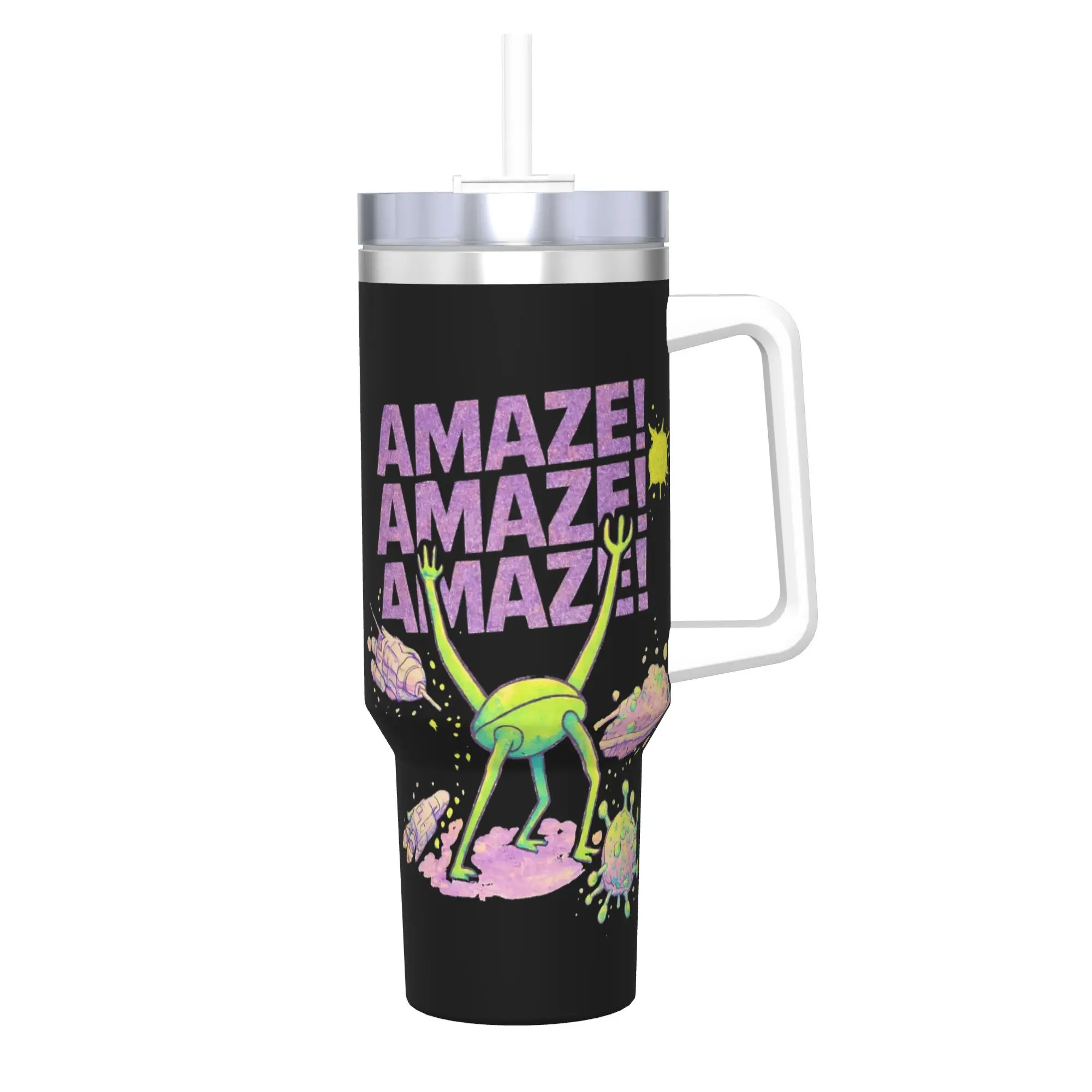 Stainless Steel Tumbler Project Hail Mary Amaze Amaze Amaze Thermal Cups  Insulated Cold and Hot Car Mugs Driving Water Bottle