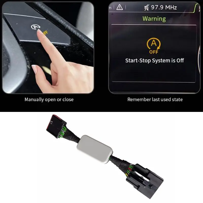 For Ford Edge 2015-2021 S-max Galaxy Mondeo Fusion Car Auto Start & Stop Canceller Auto Stop Start Eliminator Disable Cable