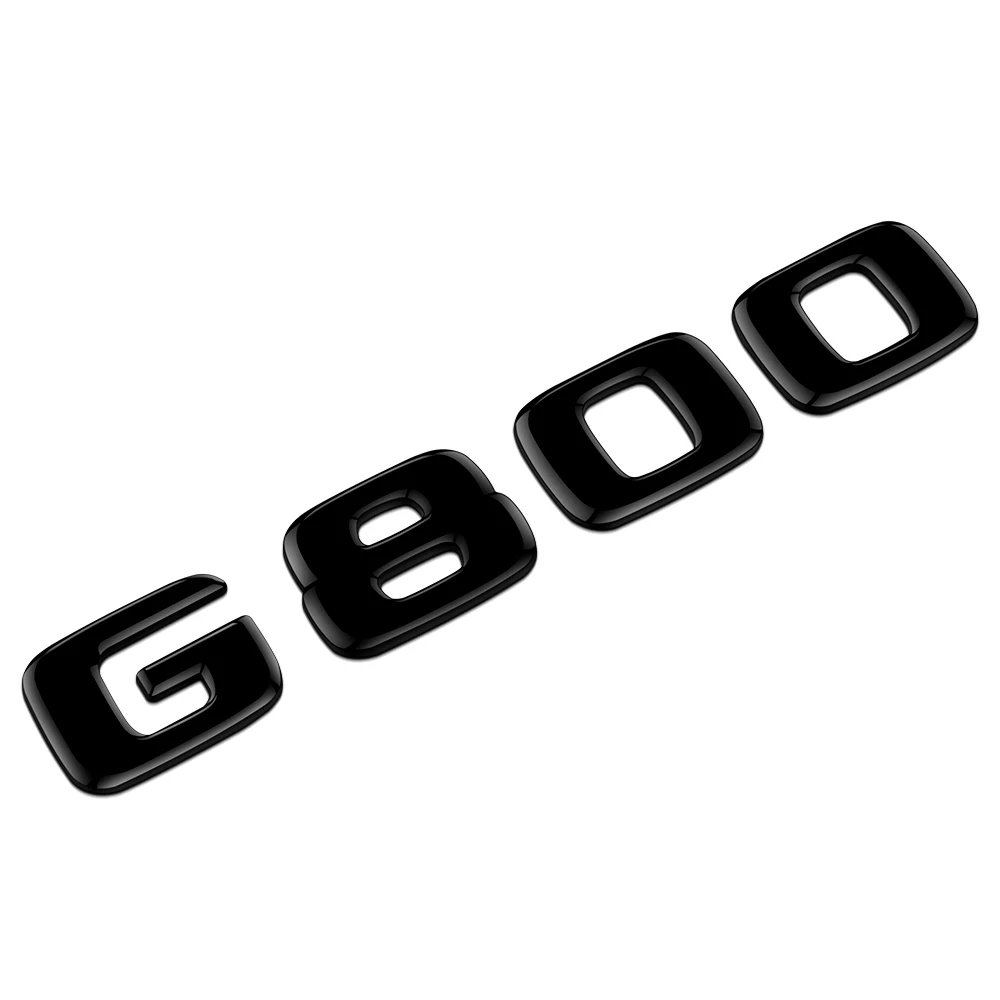 

Christmas Gift Black G800 Trunk Sticker G800 Emblem Sticker For BRABUS ROCKET Mercedes-benz AMG A/B/C/G/E/S Brabus Trunk Sticker