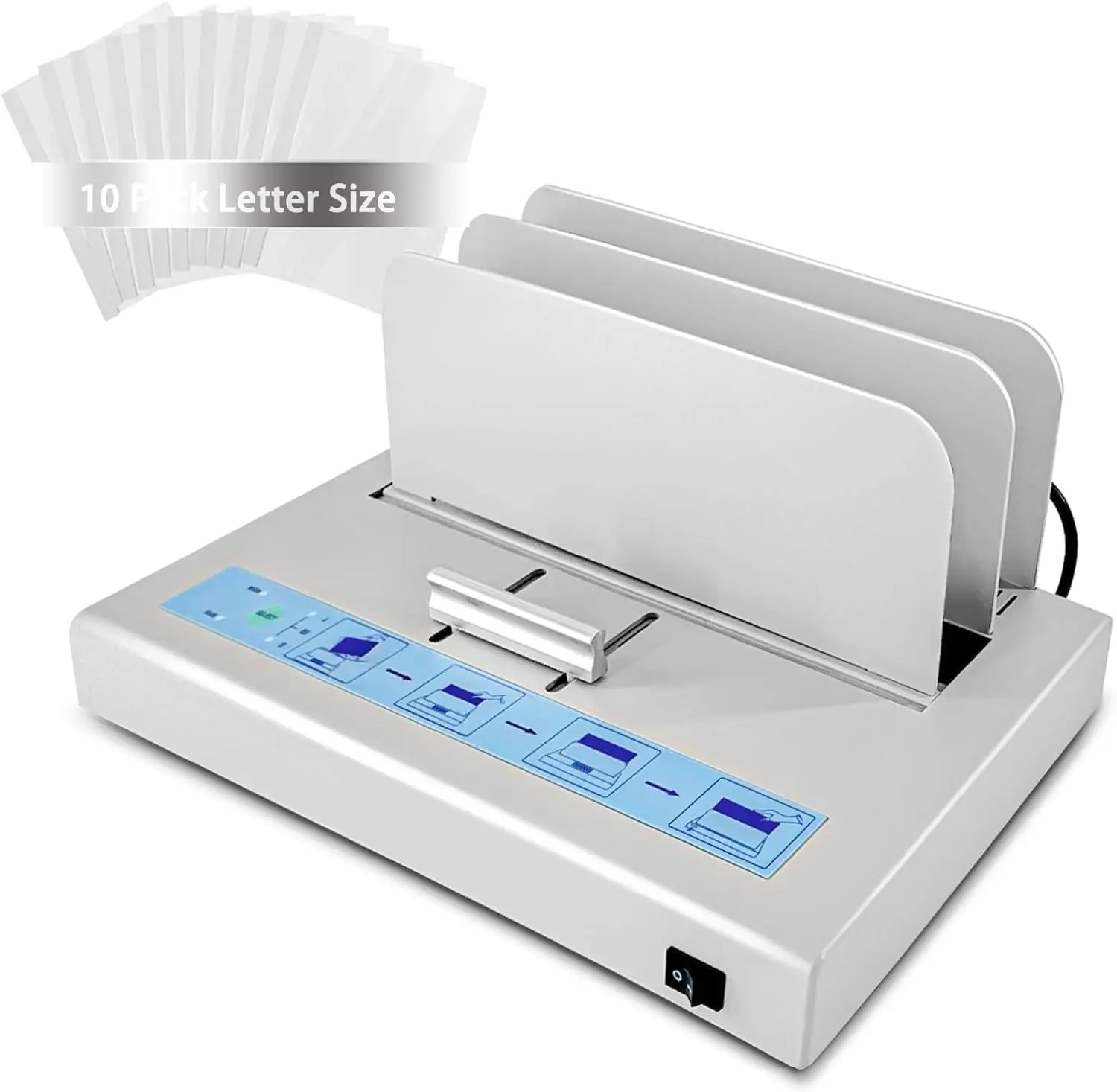 

Thermal Binding Machine 500 Sheets Capacity Book Binding Material with 10 Letter Size Envelopes, A3/A4/A5 Document Heat Binder