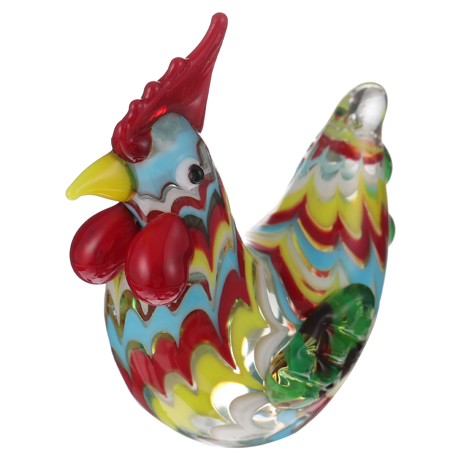 

Stylish Rooster Statue Decor for Indoor Outdoor Use Lovely Animal Figure Desktop Ornament Home Decor Accessory Fine Detail Safe