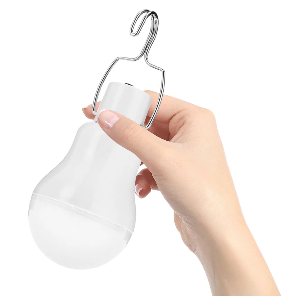 5V 15W solarbetriebene LED-Lampe, tragbare Außenleuchte, weiches Flimmern, energiesparende Solar-Nachtlampe für Camping-Lesung