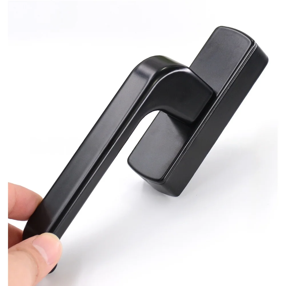 

Aluminum Handle Window Handle Home Installation Baked Enamel Finish Ergonomic Bow Shape Thickened Construction