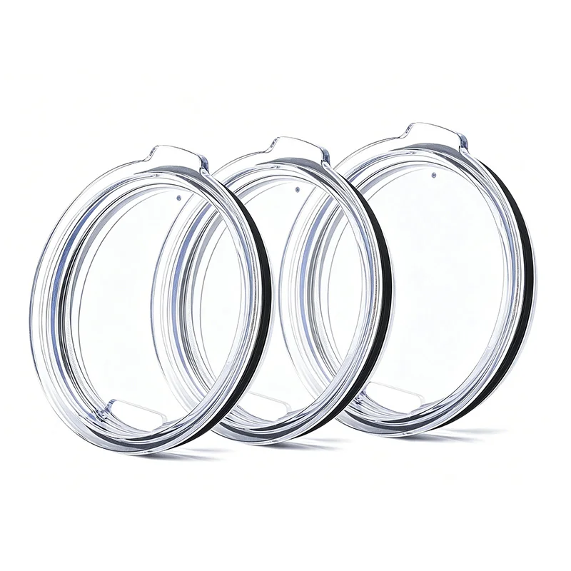 Tapa de repuesto a prueba de derrames de 20 oz compatible con Yeti Rambler estilo antiguo, vaso de viaje Rtic para vasos de fondo plano con diámetro interior de 3.2 pulgadas.
