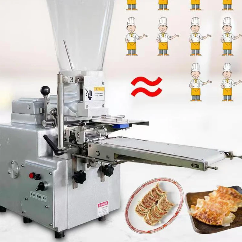 Semi-automatic dumpling machine, imitation manual dumpling steaming machine, Japanese fried dumpling machine