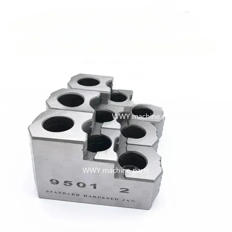 

For High Precision Standard 5 Inch 6 8 10 Inches Hydraulic Hard Claw Three Jaw Chuck Strong Step Claws for CNC Lathe Machine