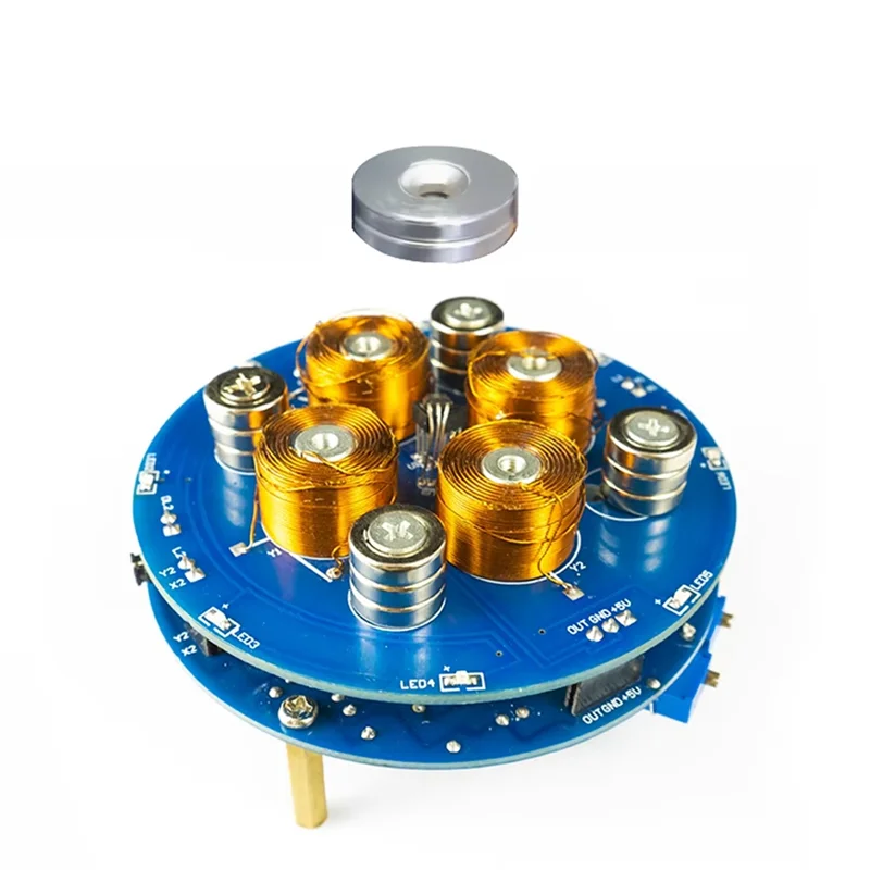 N93R Electronic Small Fabrication Experiment Magnetic Levitation Module Kit Coil Push Down Circuit Board DIY Welding Kit