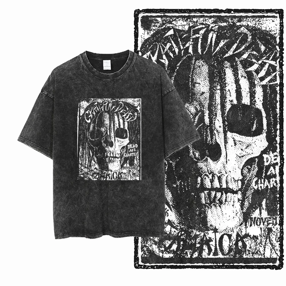 ريترو كول ريترو الرجال والنساء تي شيرت تي شيرتات رائع U6100 القطن حجم كبير مخلل كول ملابس الشارع مطبوعة محايد تي شيرت #4