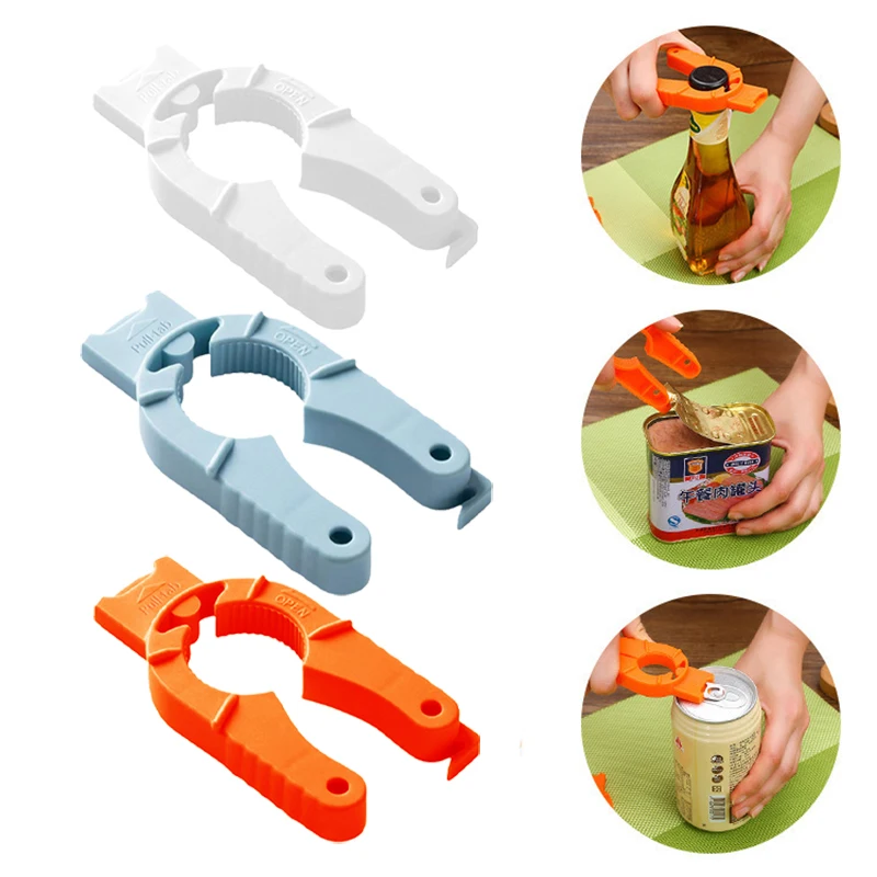 

Multi-Purpose Cap Opener Handheld Water Bottle Twist-Off Opener Women Weak Hand Portable Lid Remover Kitchen Opening Tool Assist