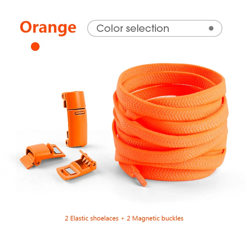 Magnetverschluss-Schnürsenkel ohne Bänder, bunte elastische Schnürsenkel, Sneakers, ohne Krawatte, Schnürsenkel für Kinder und Erwachsene, flache Schnürsenkel, Gummibänder