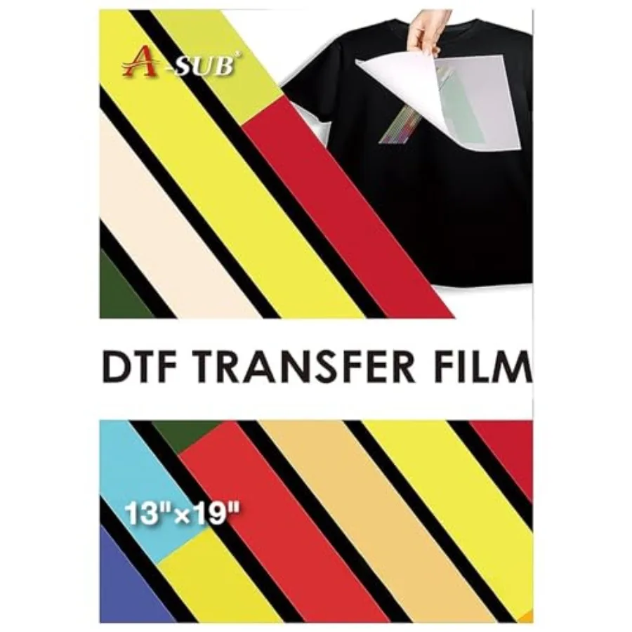 

Пленка для DTF-переноса A-SUB 13"x19" A3 Plus, 50 листов, для сублимации или струйных DTF-принтеров, двусторонняя матовая, прямая печать
