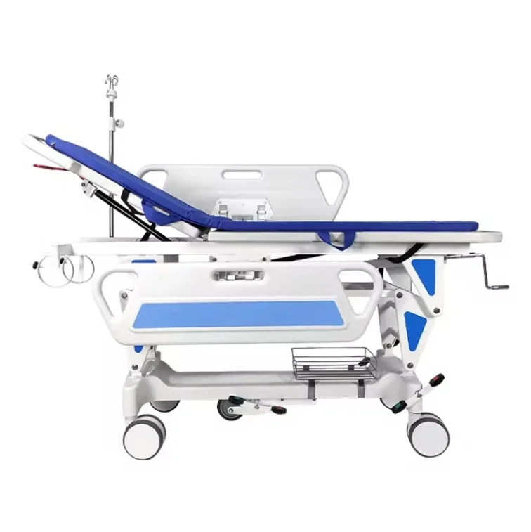 Factory Wholesale Medical Transport Stretcher Transfer Trolley Hospital Bed For Emergency