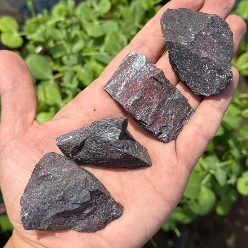Hematite Stone Raw – Rough Hematite Stone - Natural Stone- Best Material for Making Necklaces, Home Decor and Garden Decor