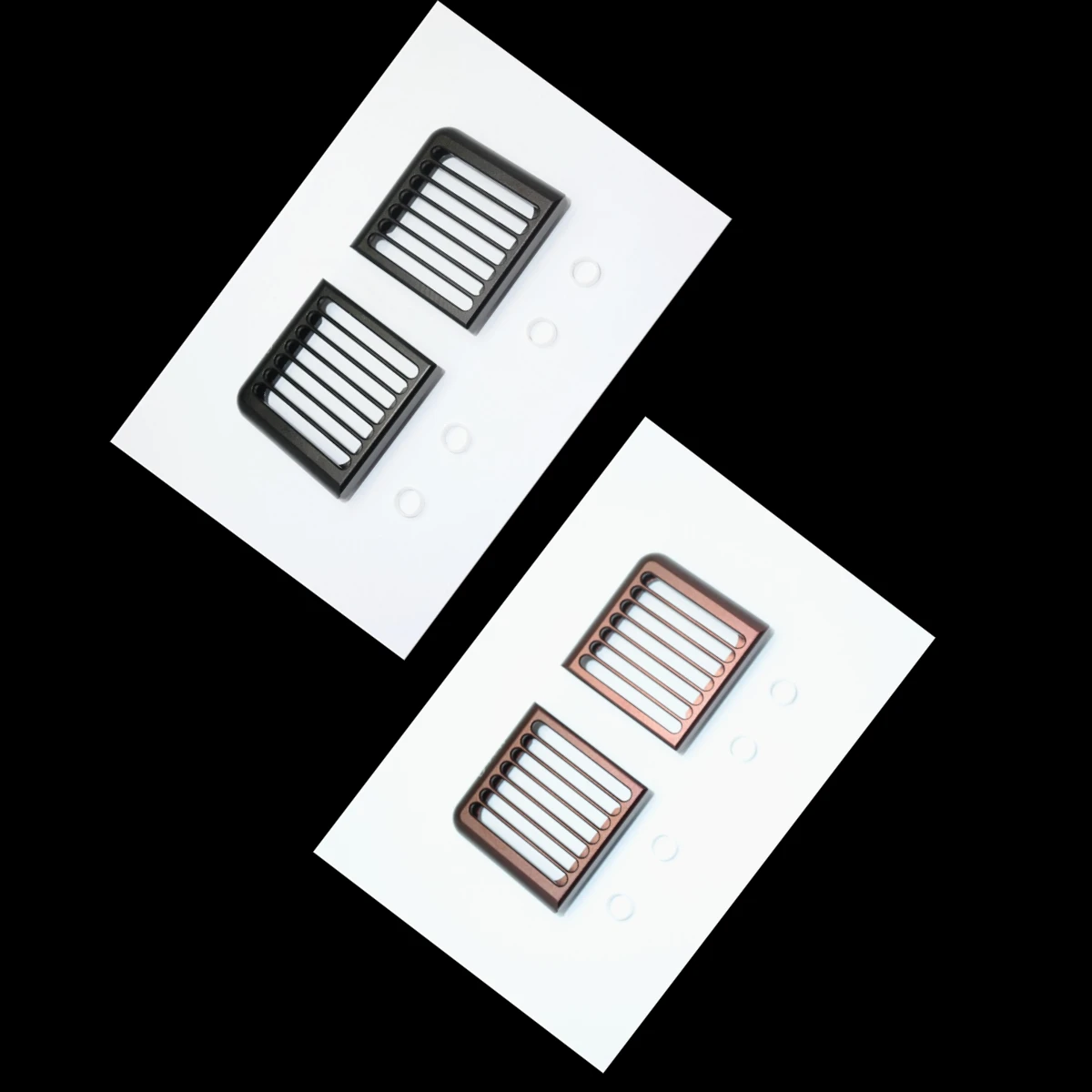 GPM 1/10 TRX4 المدافع درب الزاحف-82056-4 لتجميع المصابيح الأمامية فرشاة عمودية الحرس الألومنيوم