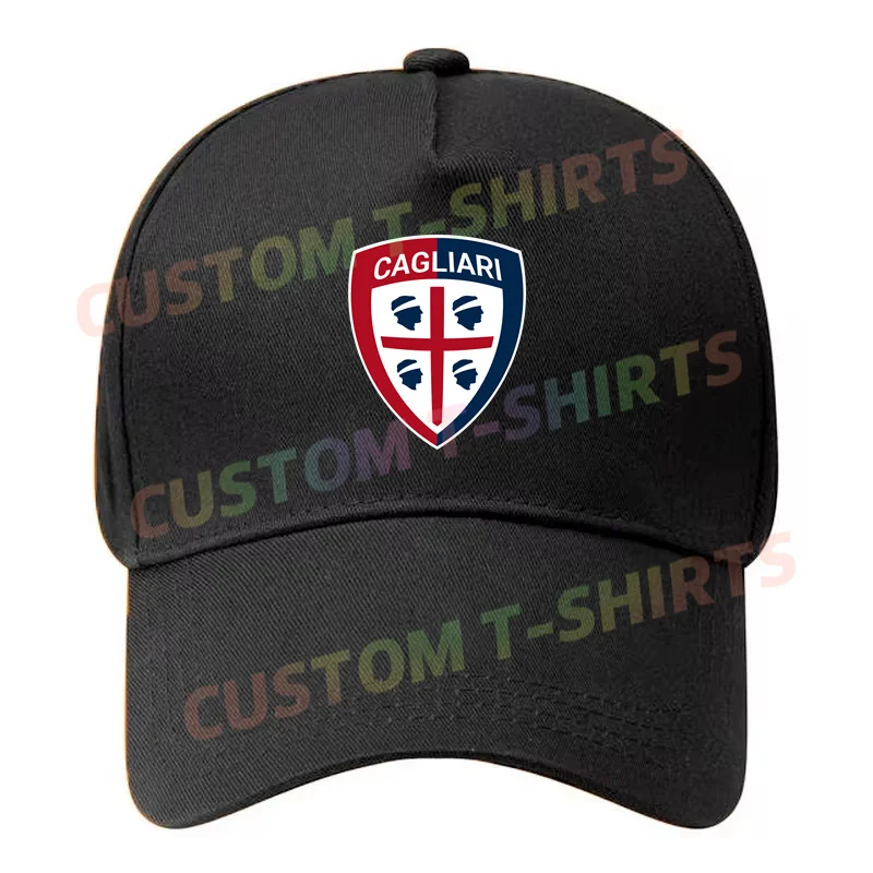 

Black Cap Cagliari Italian Football Team Baseball Cap Snapback Caps Casquette Hats Fitted Casual Gorras Hip Hop Dad Hats Unisex