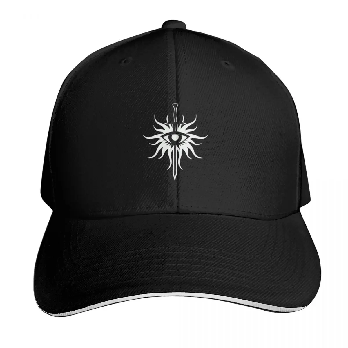 Casquette de baseball avec logo White Inquisition, casquette de camionneur, chapeaux d'hiver noirs pour hommes, casquette Snapback, chapeaux de soleil pour femmes et hommes