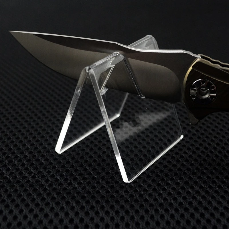 Tool Display Stand Acrylic Knife Holder Folding Knife Holder Storage for Tools Small Knife Holder for Knife Display