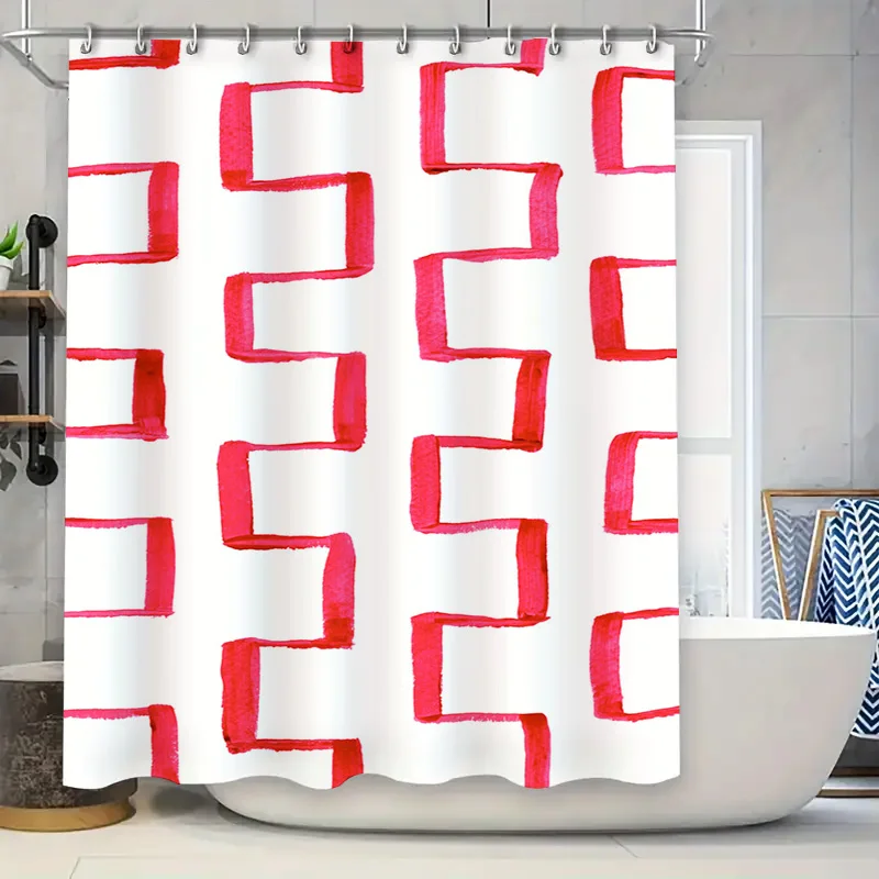 

Занавеска для душа с животным узором, водонепроницаемая ткань с 3D-принтом, идеально подходящая для украшения ванной комнаты, доступна в нескольких размерах