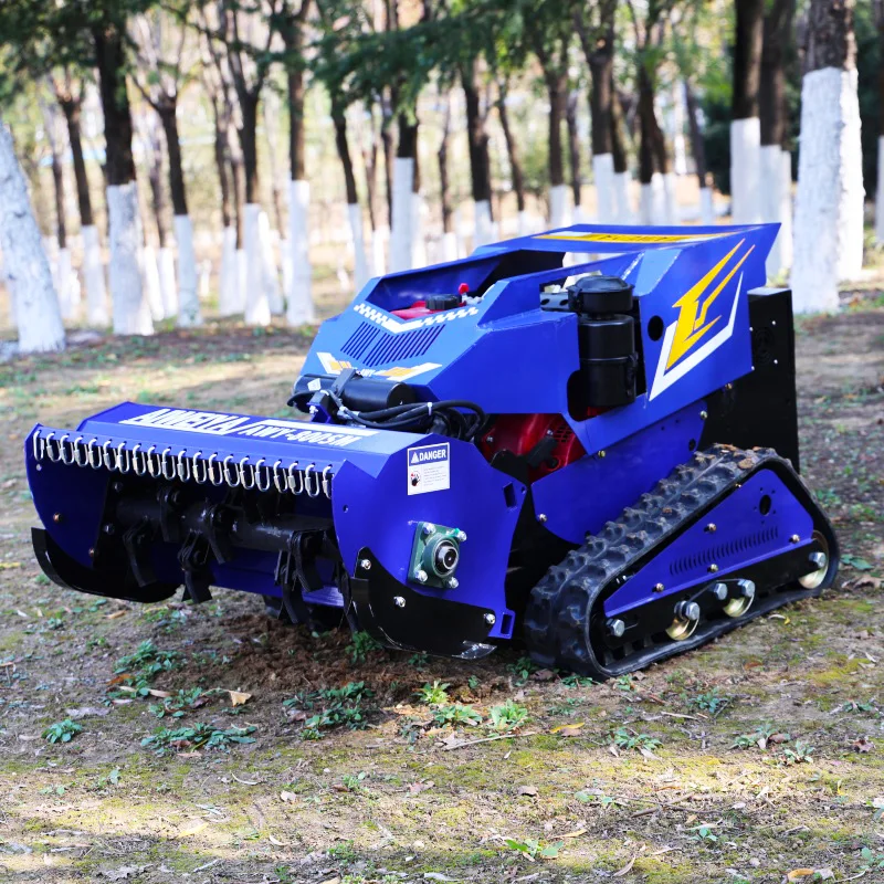 

Высококачественная газонокосилка по индивидуальному заказу, кусторез трекового типа, сельскохозяйственный электрический робот с дистанционным управлением, газонокосилка