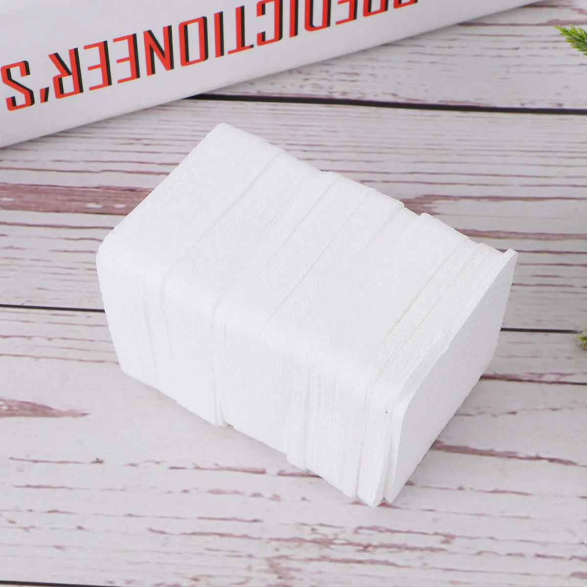 Tampon de coton à décharge d'ongles, coton de qualité supérieure, nettoyage en profondeur pour le maquillage de la peau, dissolvant d'huile d'ongles, greffe de cils, essuyage de colle