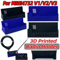 3D Printed Mini Radio Stand Pocket All-Band Receiver Holding Bracket Portable Handheld Radio Mount for MINI4732 Radio V1/V2/V3