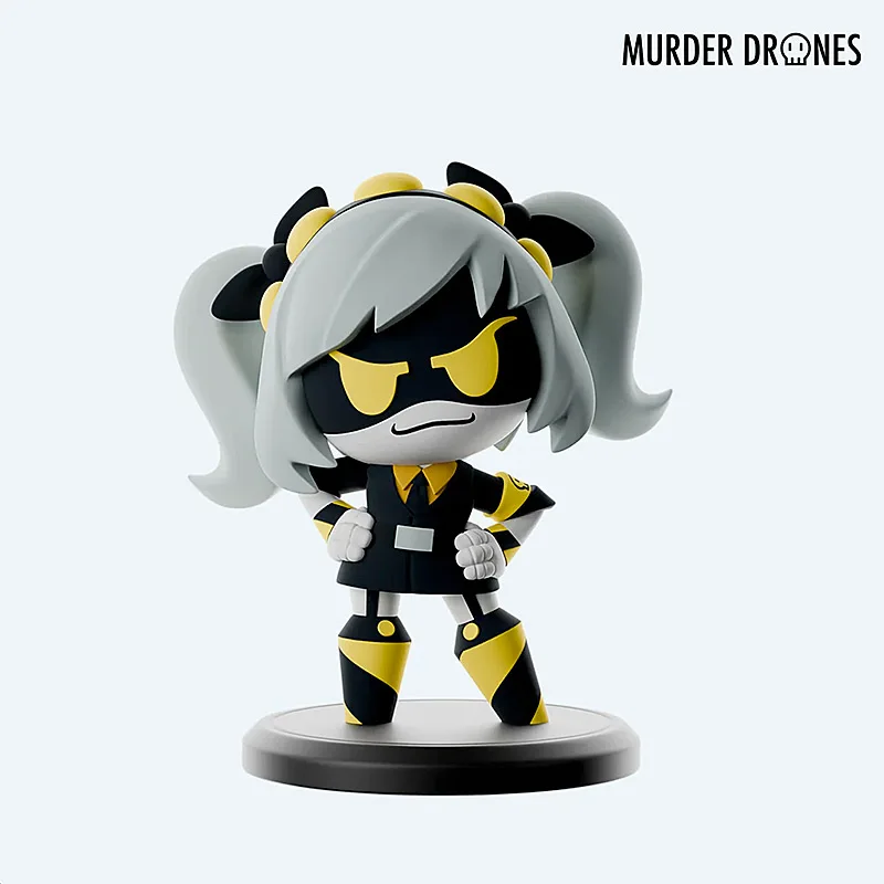 Inorganic Killer Figure Merch Keychain Display Doll Pin Badge Toy Cyn And Uzi Official Glitch Goods