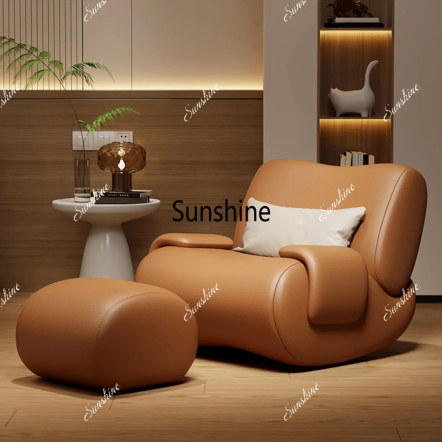 Modern simple household lazy sofa is comfortable and can lie down T*