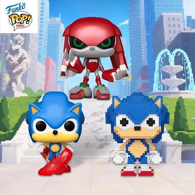 

Funko Pop Sonic The Hedgehog Anime Figure Sonic Action Figure Toys for Boys Girls Kids Gift Collectible Model Ornaments