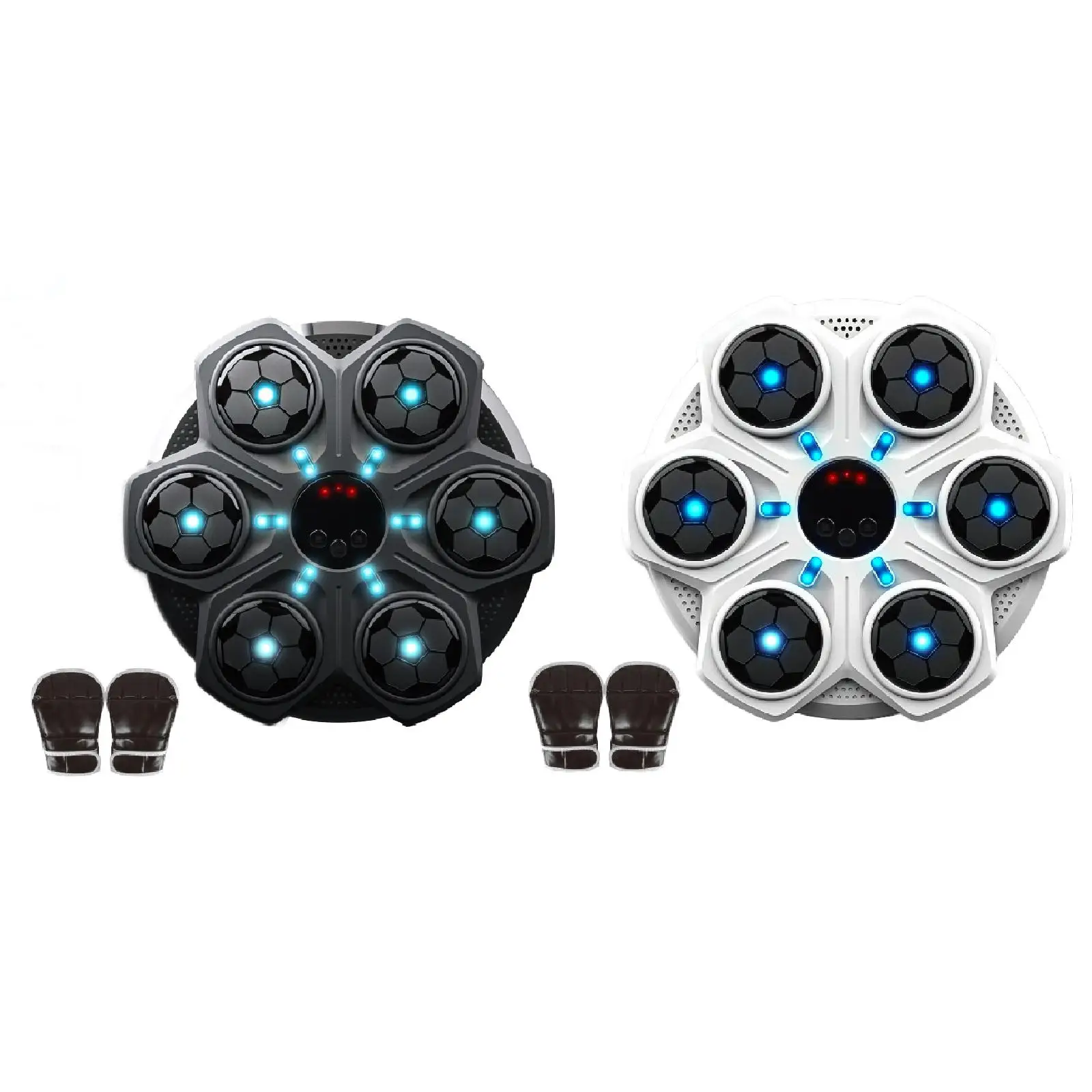 Boxing Punching Board Electric Music Target Mat Adjustable Modes for Hand Eye Coordination Home Fitness