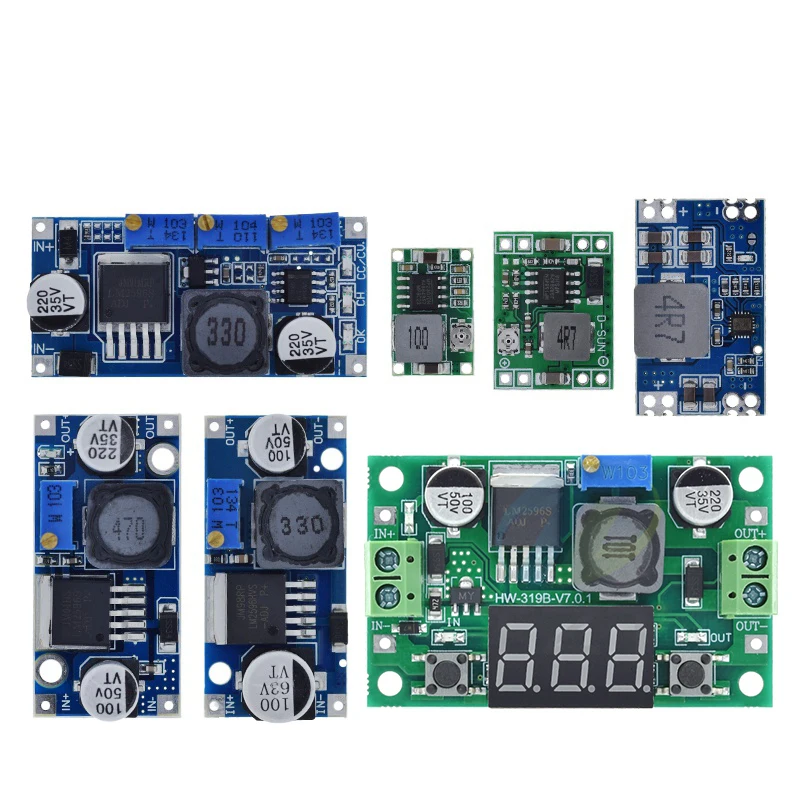 TZT LM2596s DC-DC Step-down-Stromversorgungsmodul 3A Einstellbares Step-down-Modul LM2596 Spannungsregler 24V 12V 5V 3V MINI560 – Detail 23