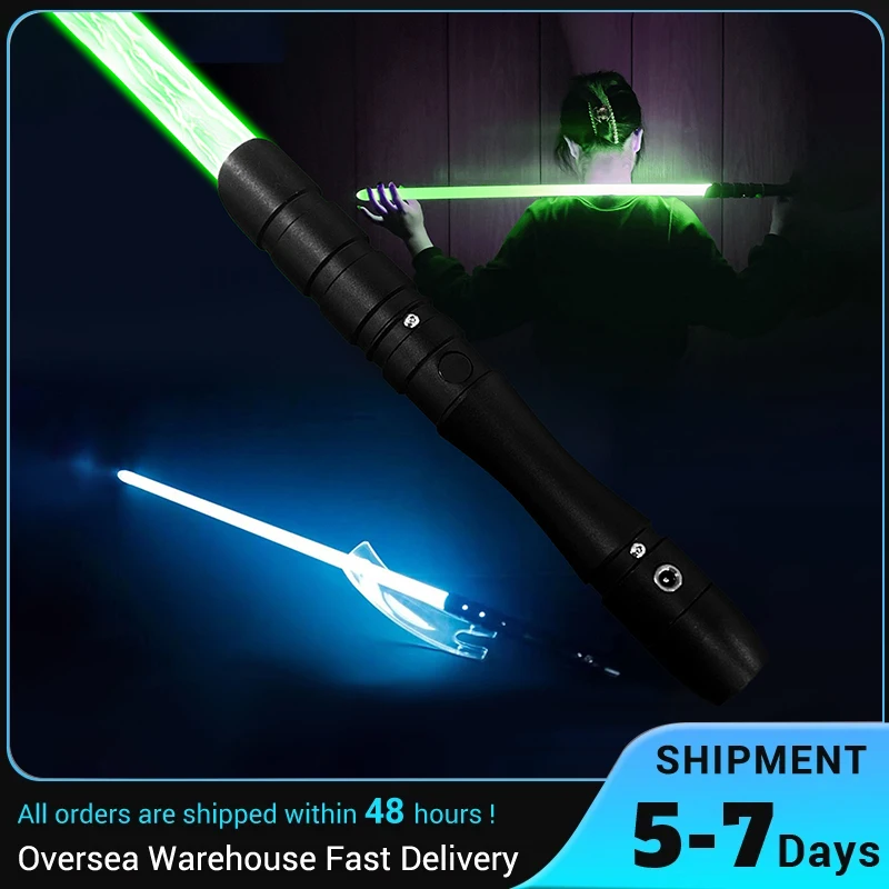 

Металлический световой меч US PHS с изменением цвета, эффектами FX, металлической рукоятью, для косплея Джедая